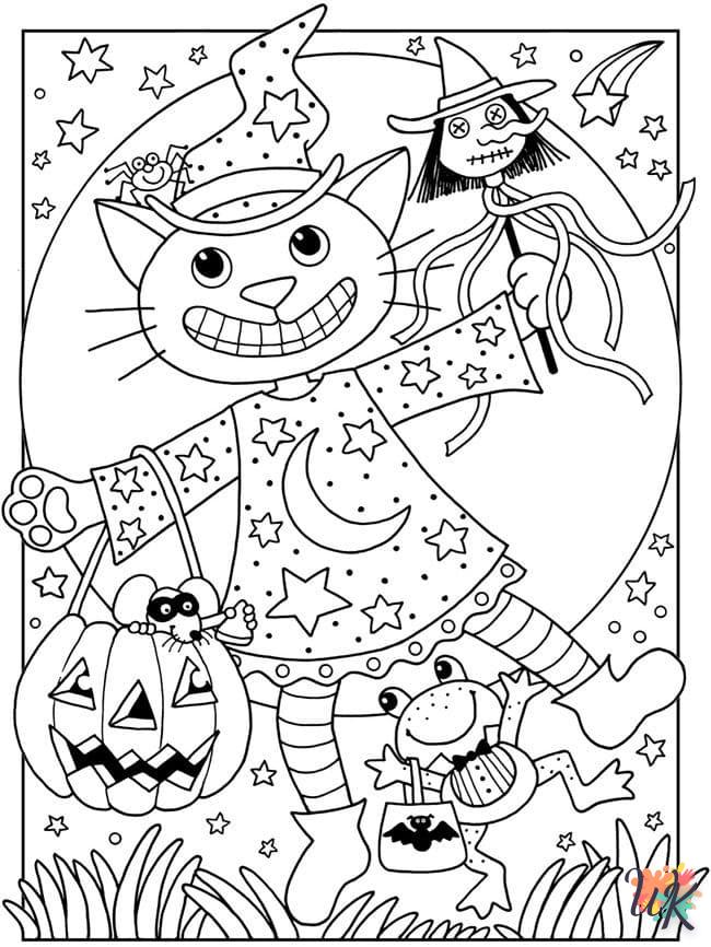 coloriage Halloween  pour enfants a imprimer gratuit 7