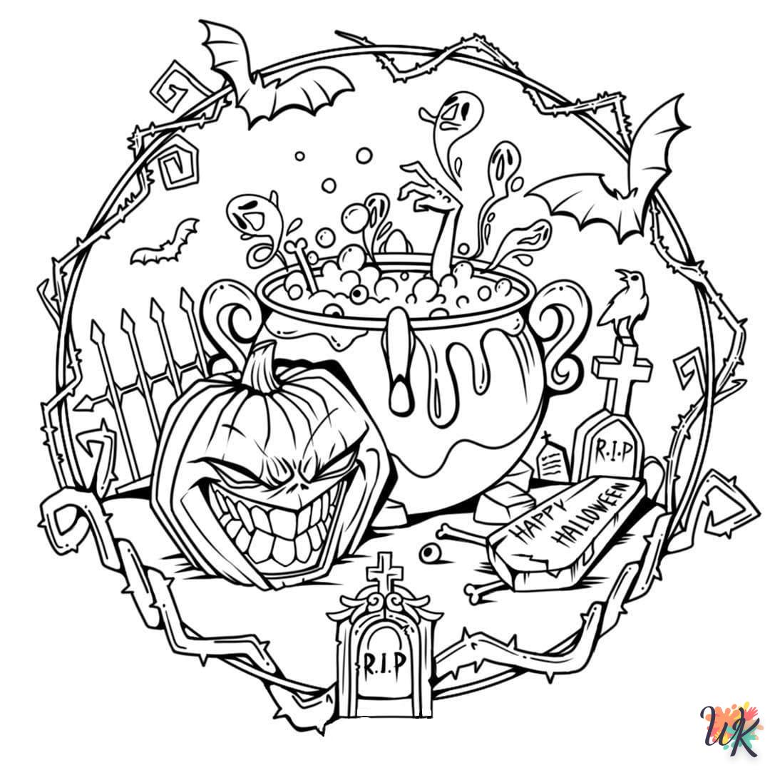 coloriage Halloween  à imprimer pour enfants 3