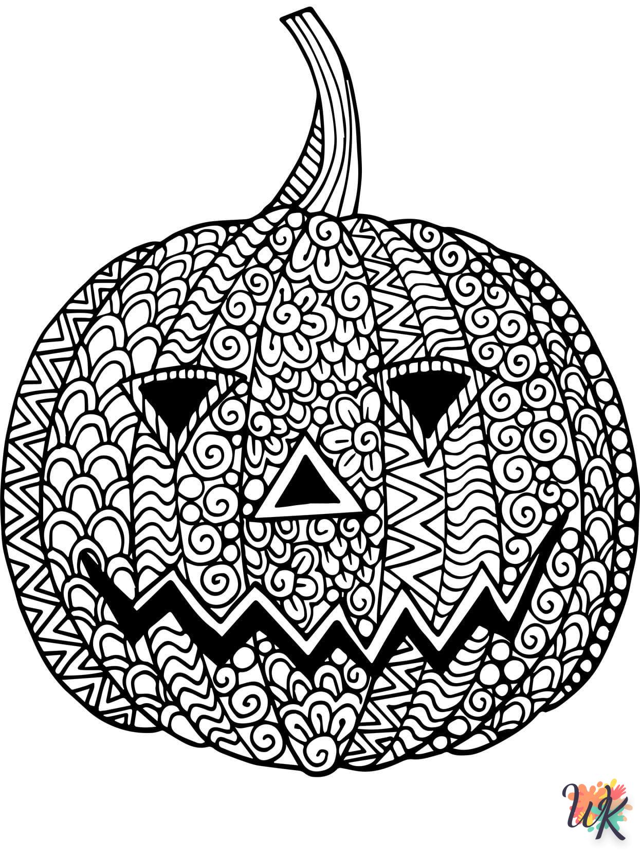 activité coloriage Halloween  en ligne 7