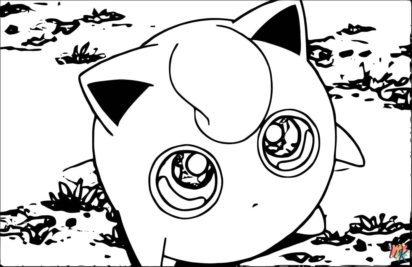 coloriage Pokemon  à imprimer kawaii