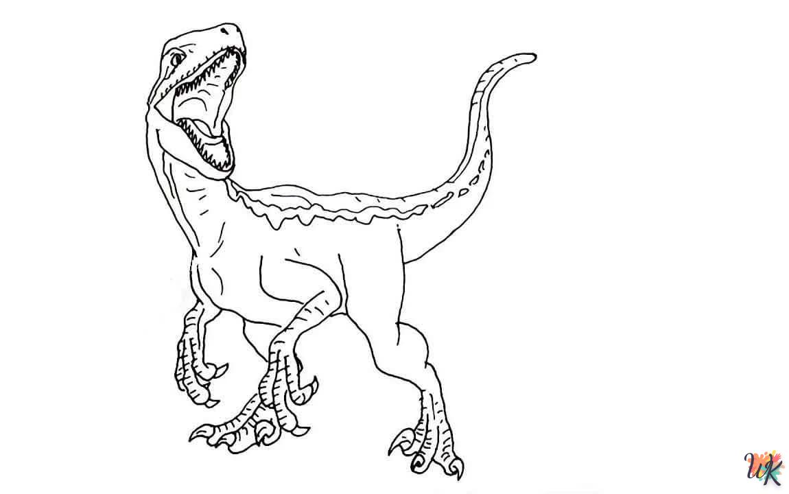 coloriage Jurassic World  a dessiner et imprimer