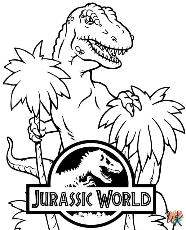 coloriage Jurassic World  a imprimer gratuitement