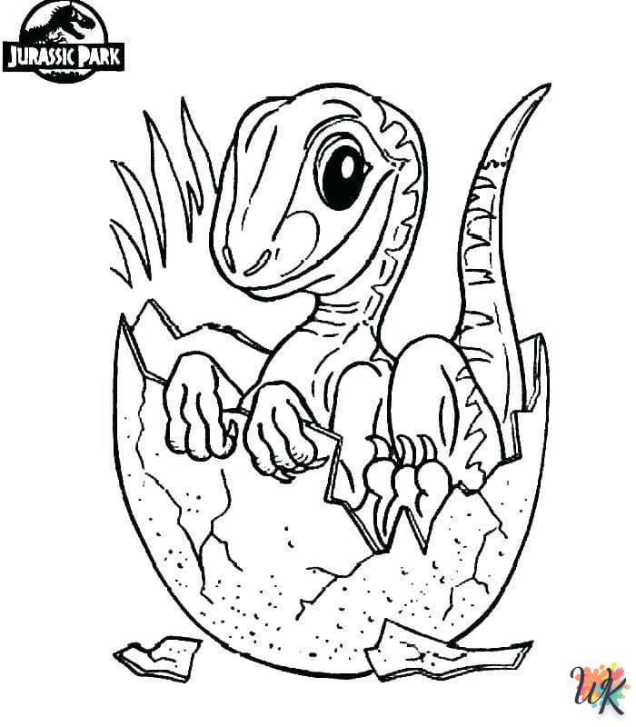 coloriage Jurassic World  à imprimer gratuit 1