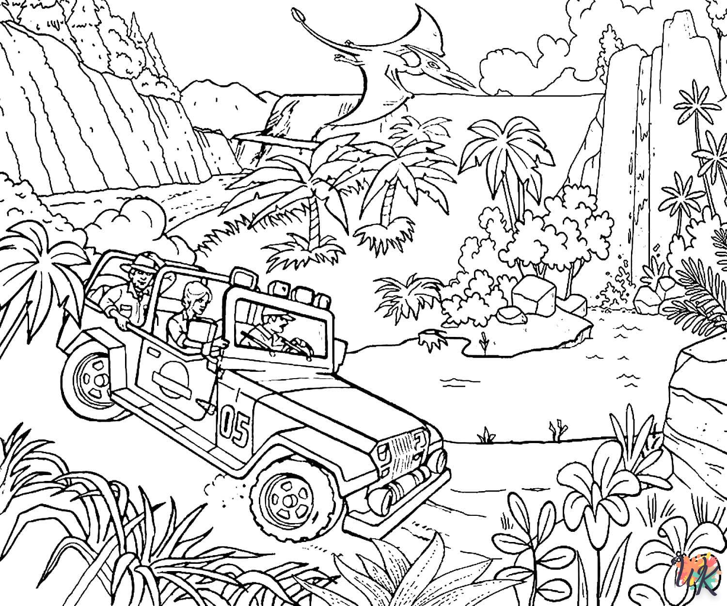 coloriage Jurassic World  a imprimer