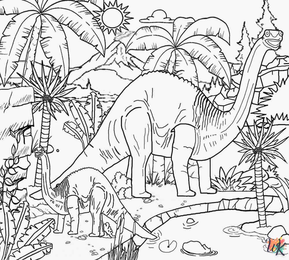 alphabet coloriage Jurassic World  en ligne