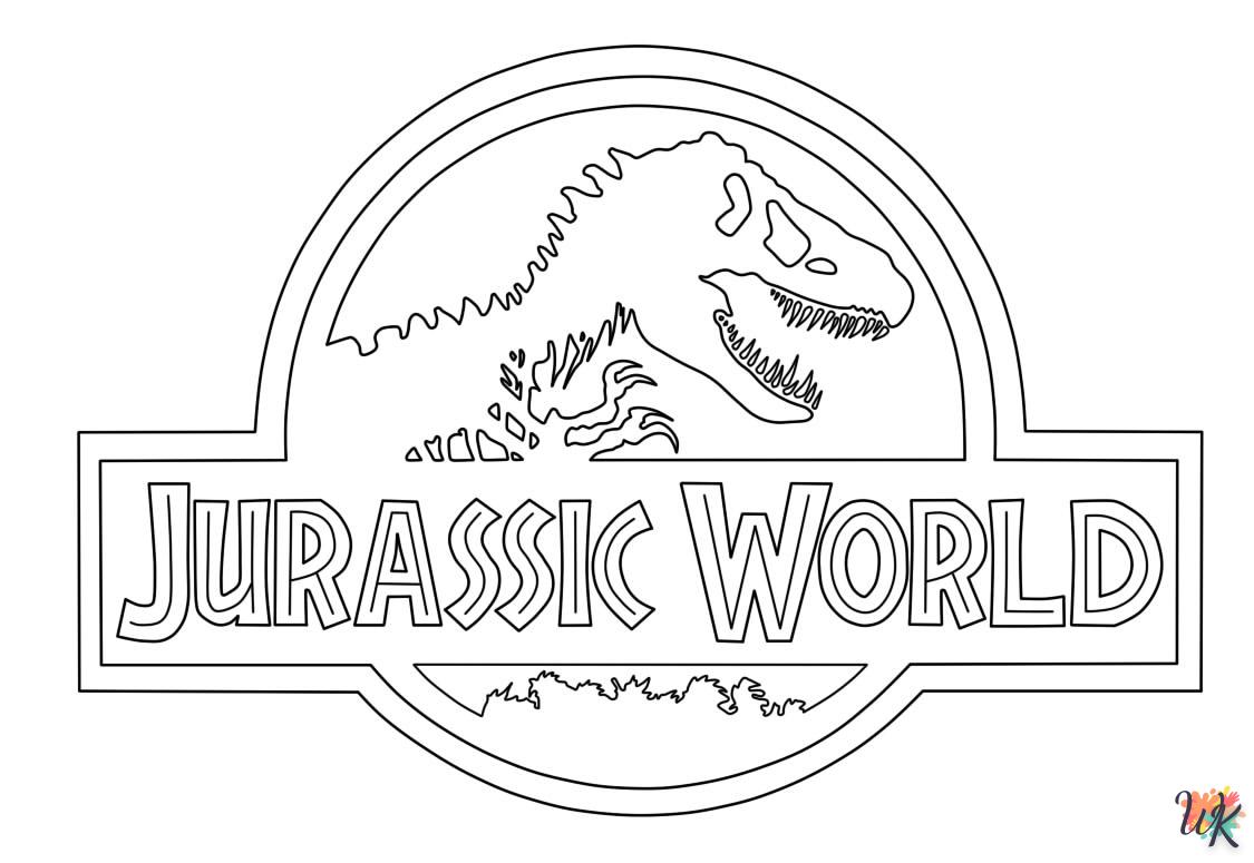 coloriage Jurassic World  à imprimer gratuitement