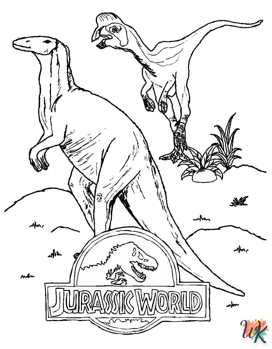 imprimer coloriage Jurassic World  pour enfant