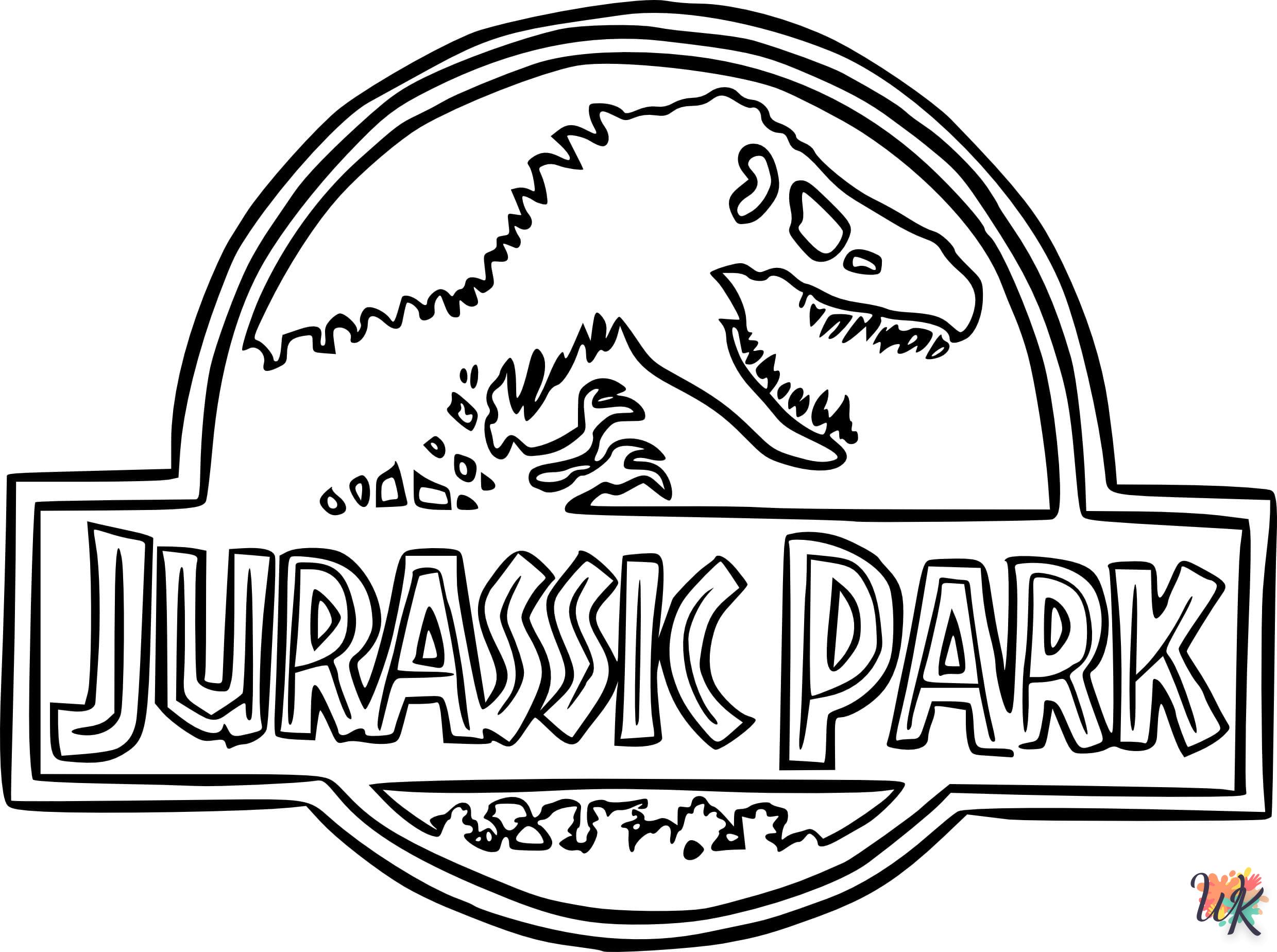 coloriage Jurassic World  pour enfant