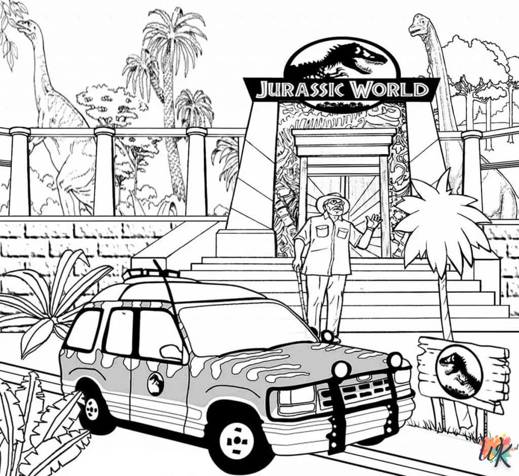 coloriage Jurassic World  à imprimer gratuit