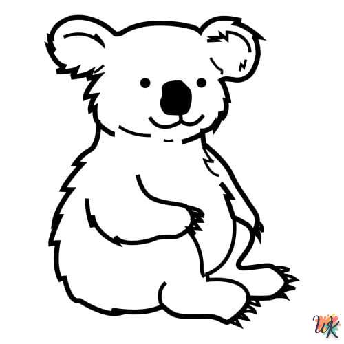 coloriage Koala  pour enfants 1