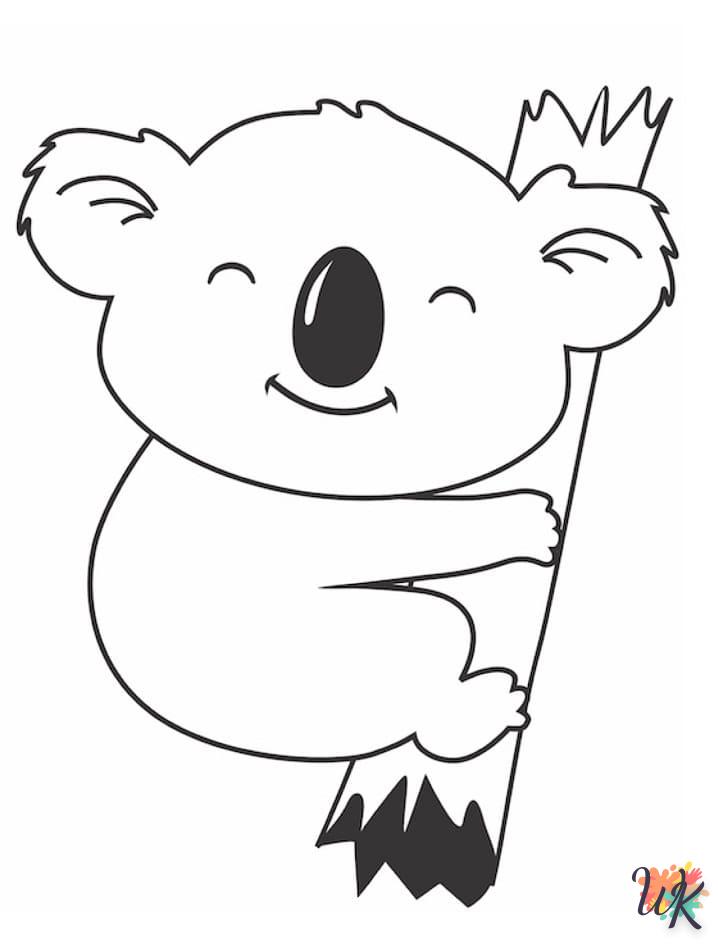 coloriage Koala  à colorier en ligne