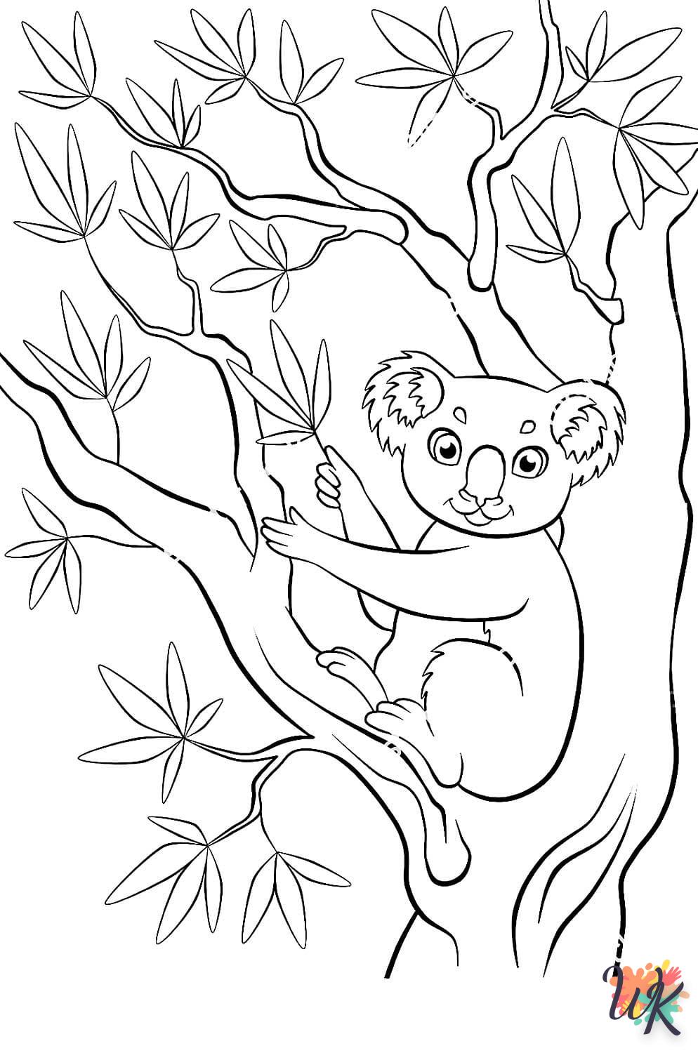 coloriage Koala  en ligne gratuit