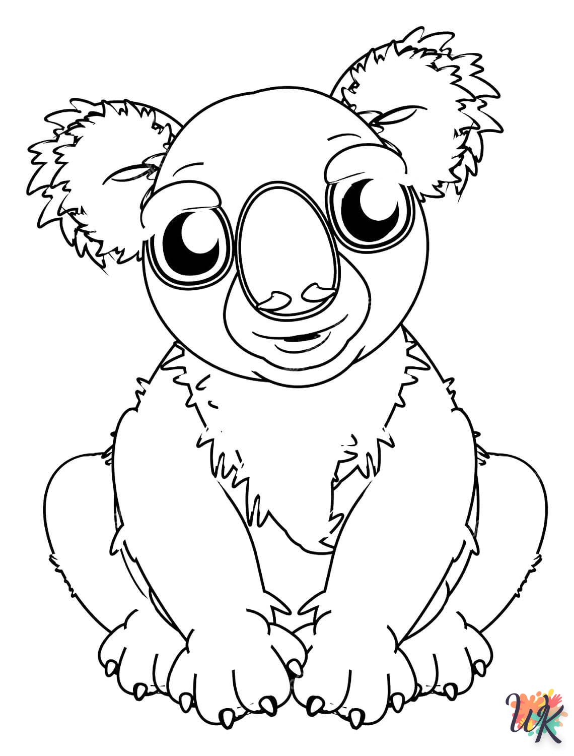 coloriage Koala  de pour enfants