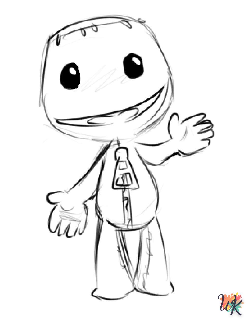 Coloriage LittleBigPlanet 20