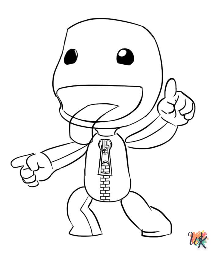 Coloriage LittleBigPlanet 22