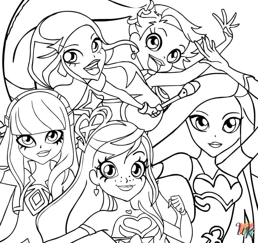 LoliRock coloring page for children to print 1