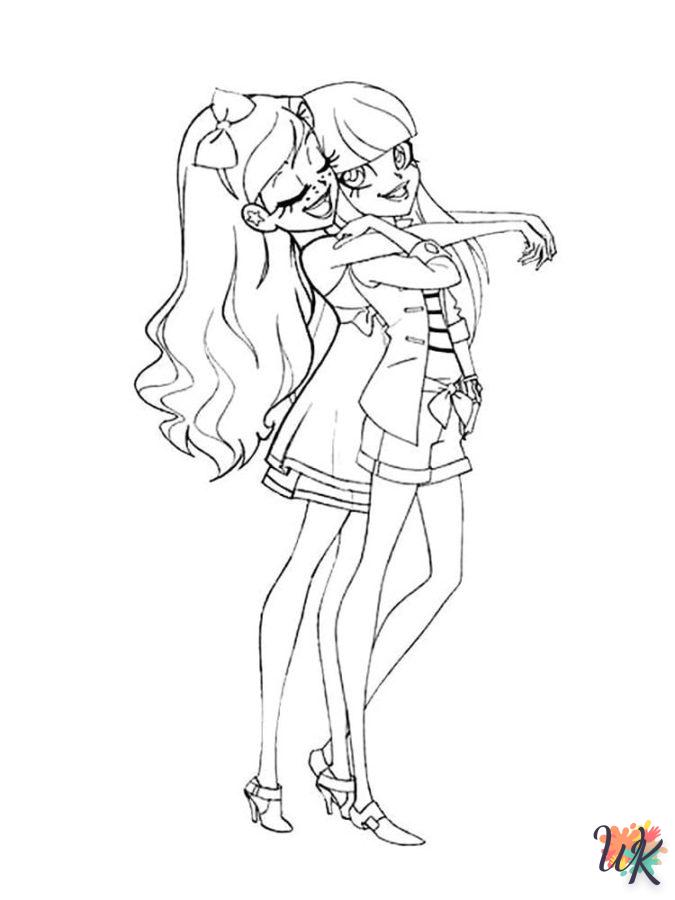 LoliRock coloring page for children aged 5 to print