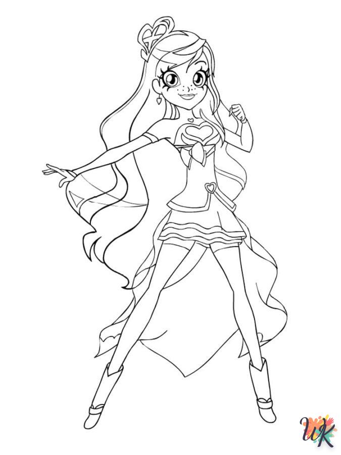 LoliRock Christmas coloring page free to print online