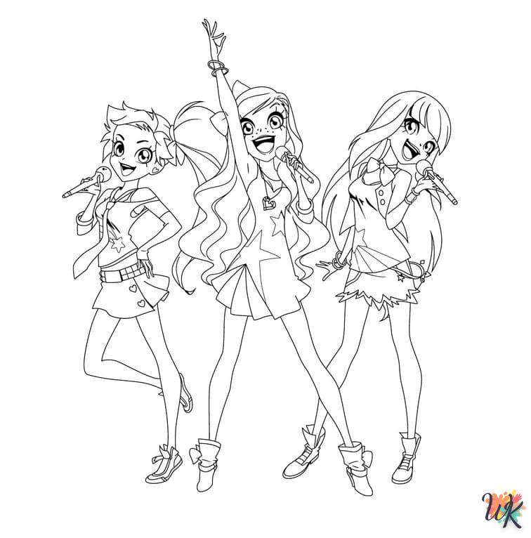 LoliRock coloring page for child 8 years old to print