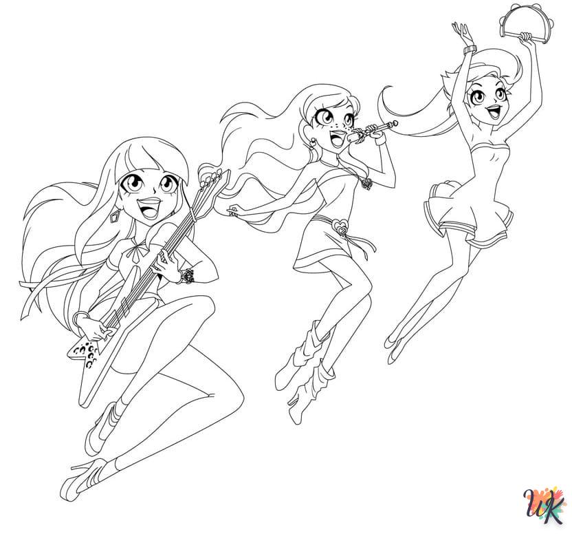 LoliRock coloring page to print free