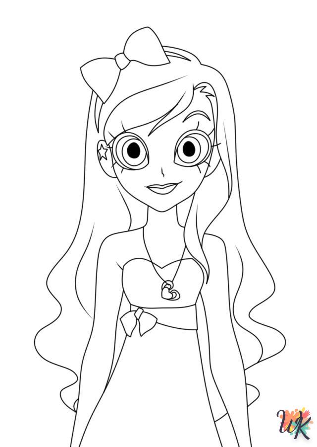 Magical LoliRock coloring to do online
