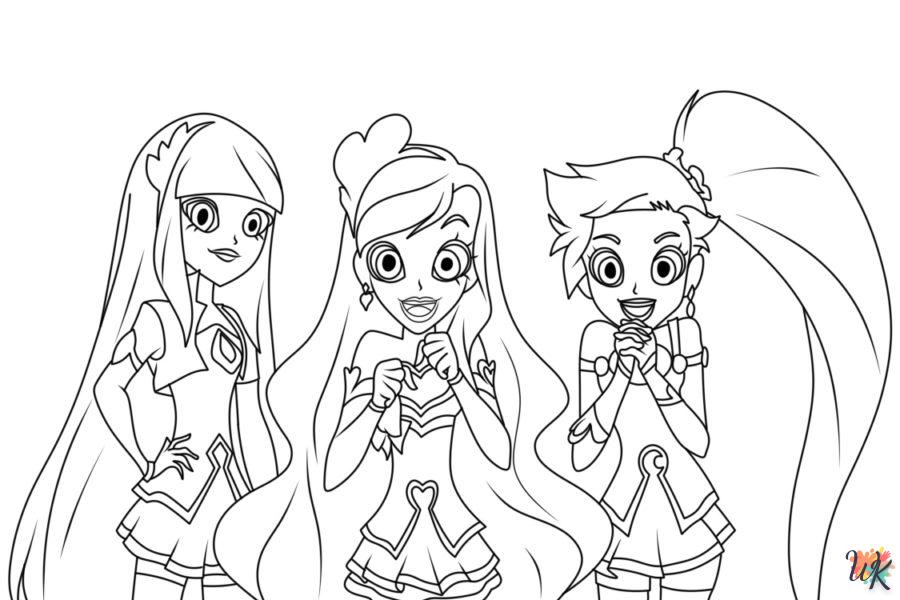 LoliRock coloring page to print a4