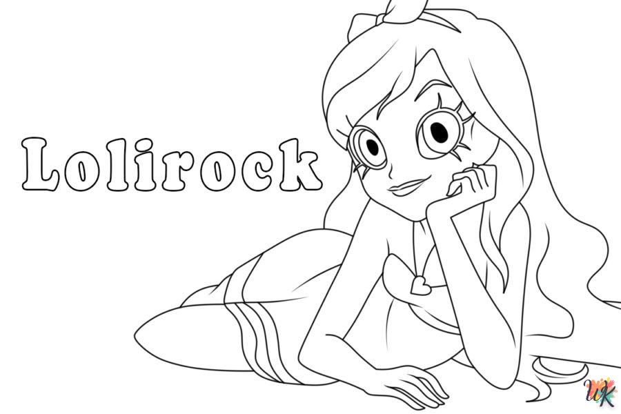 alphabet coloriage LoliRock  en ligne
