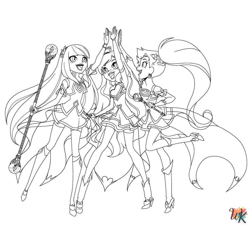 LoliRock coloring page for children to print pdf
