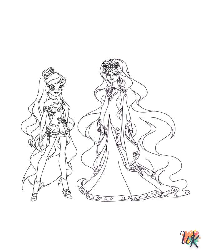 to print coloring LoliRock