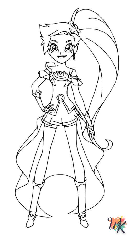 LoliRock coloring page to print for children aged 6