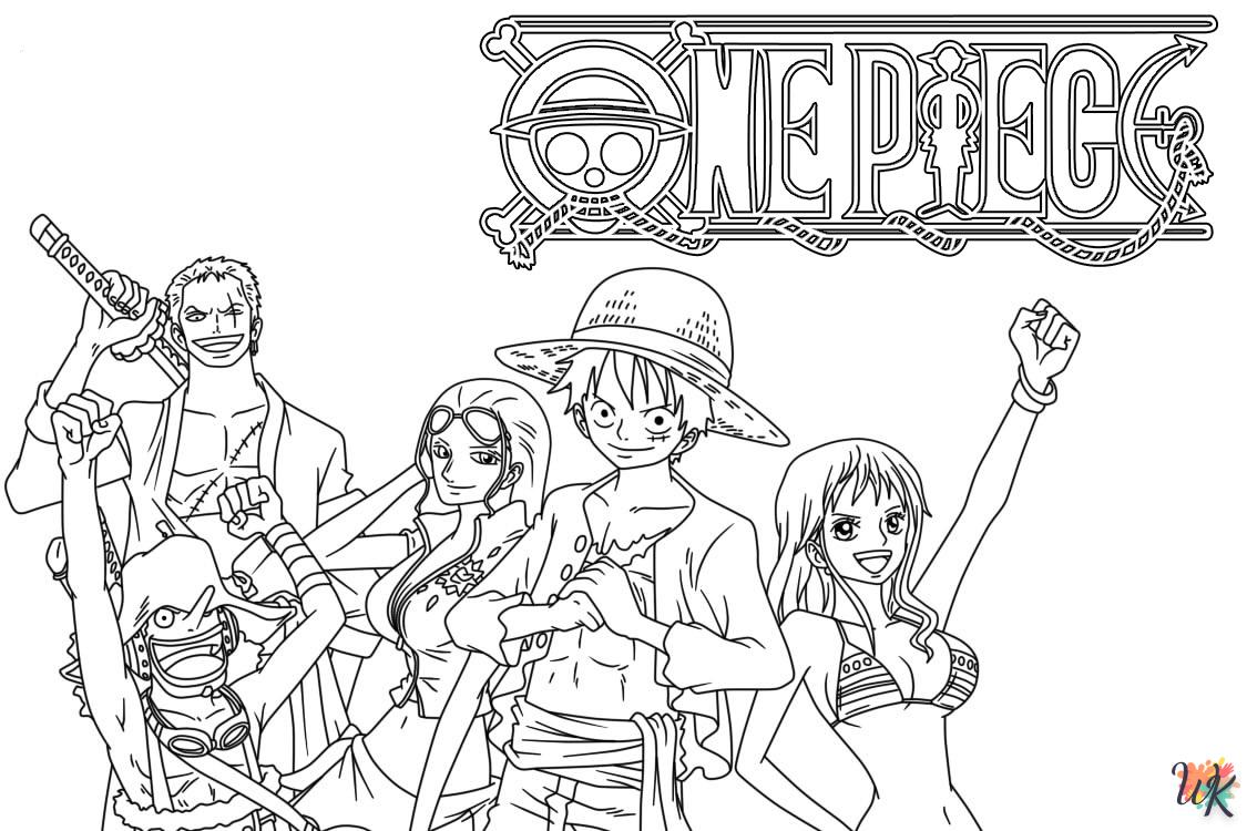 coloriage One Piece  à imprimer pour enfant de 8 ans 2