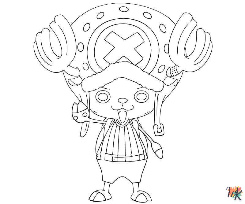 coloriage One Piece  bebe à imprimer gratuit