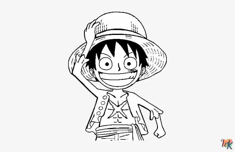 coloriage One Piece  magique à faire en ligne 1
