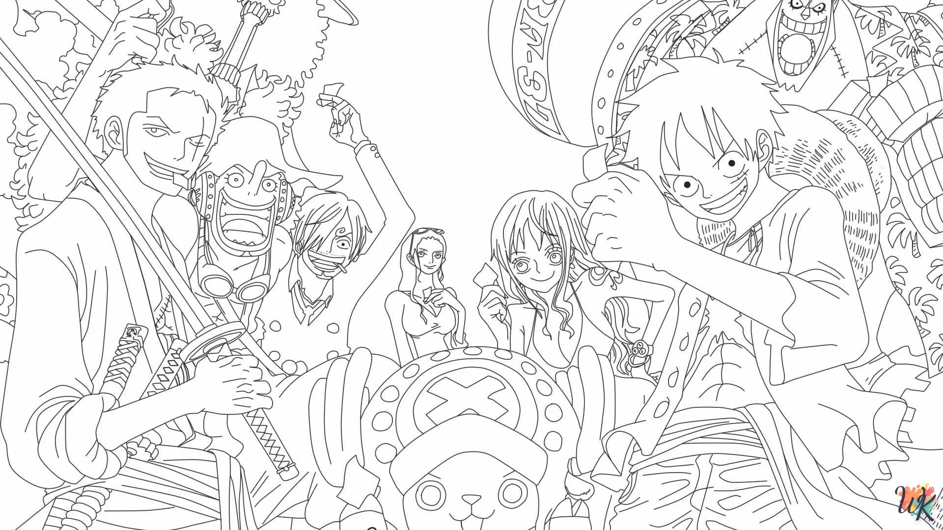 coloriage One Piece  pour enfant a imprimer