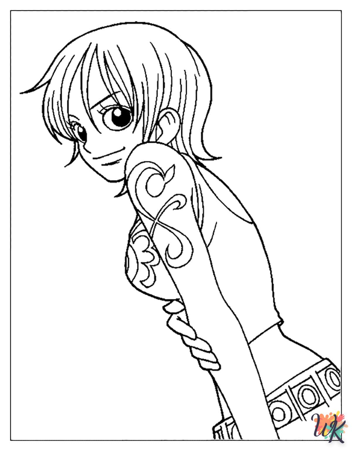 coloriage One Piece  magique à faire en ligne