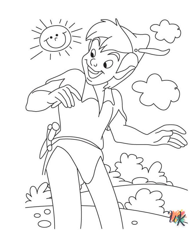 coloriage Peter Pan  en ligne 8 ans 2