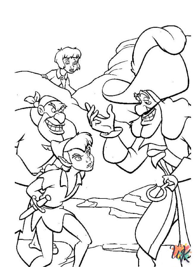 coloriage Peter Pan  pour enfant a imprimer gratuit 1