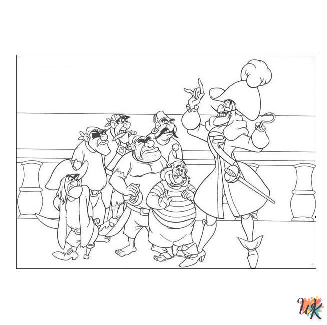 coloriage Peter Pan  sonic en ligne gratuit à imprimer