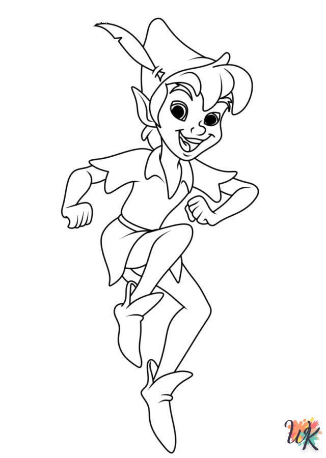 coloriage Peter Pan  enfant à imprimer gratuit