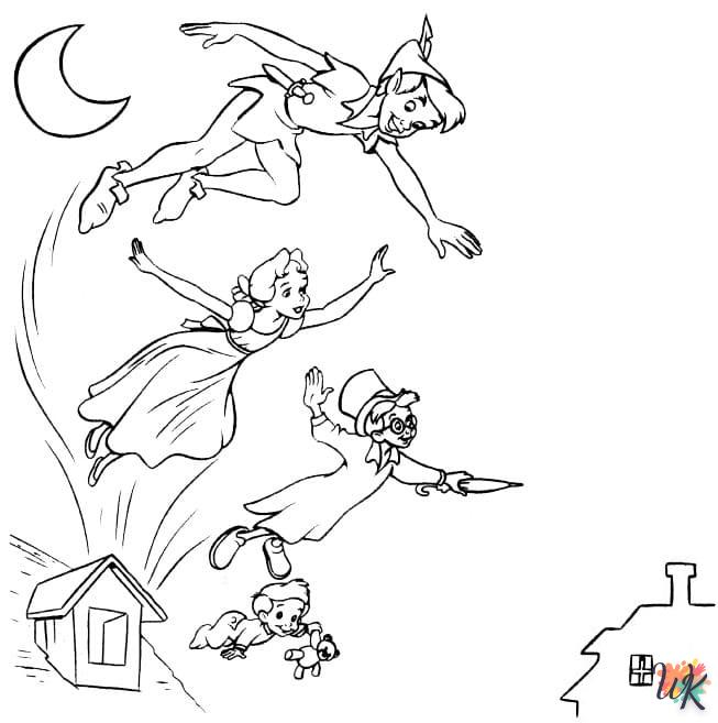 coloriage Peter Pan  en ligne 8 ans