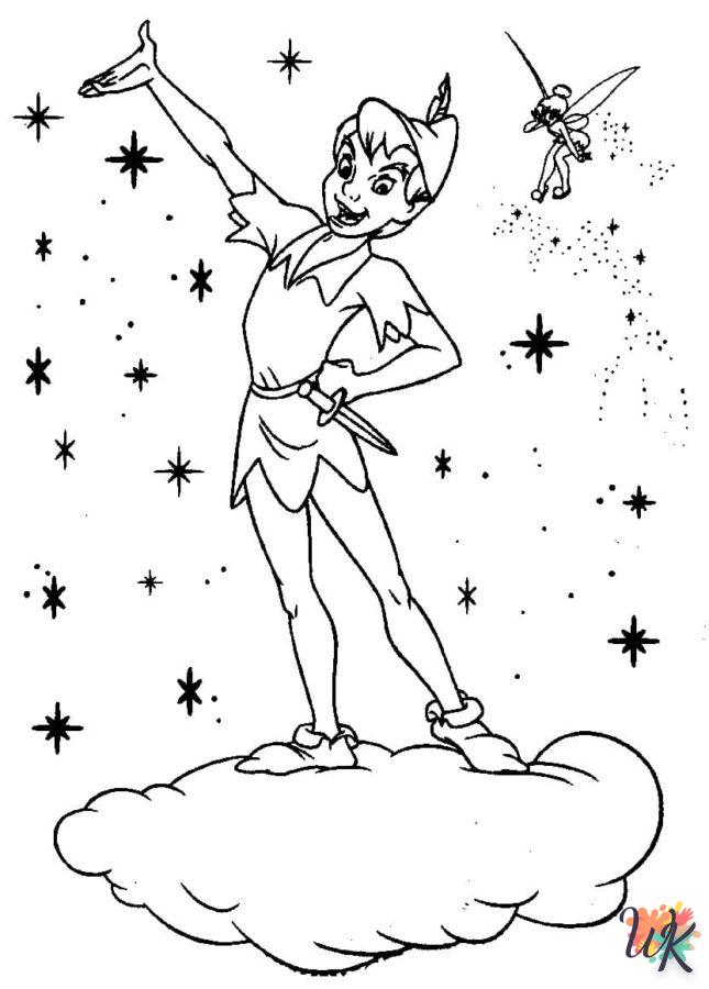 alphabet coloriage Peter Pan  en ligne