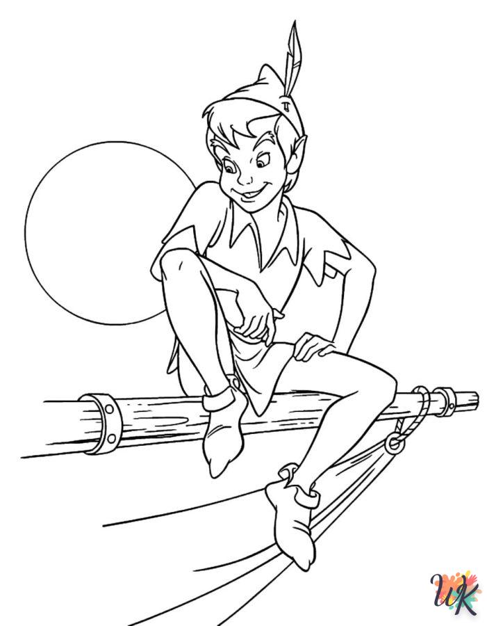 coloriage Peter Pan  à imprimer pour enfant de 12 ans