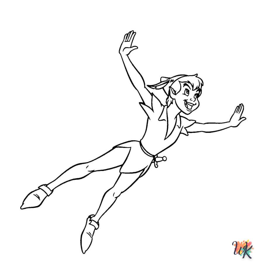 coloriage Peter Pan  pour enfant a imprimer