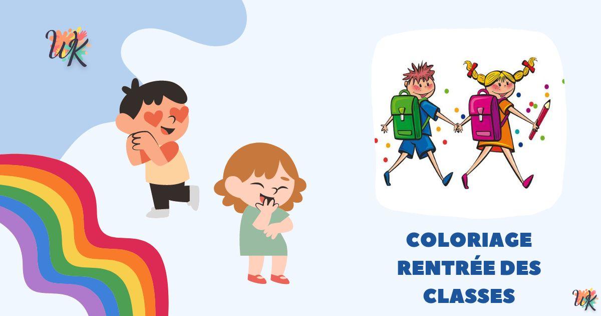 Coloriage Rentrée Des Classes – Télécharger et Imprimer