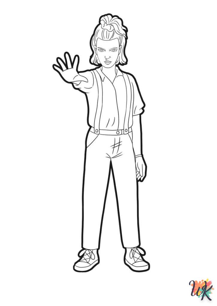 à imprimer coloriage Stranger Things