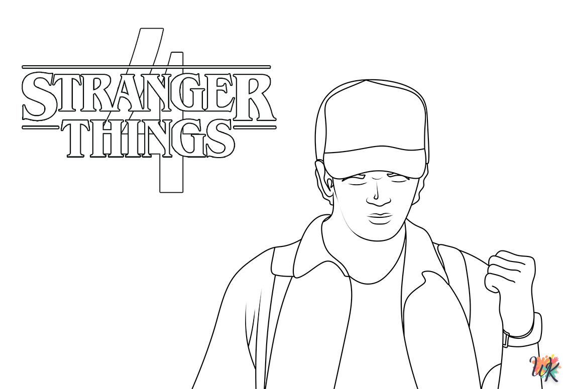 coloriage Stranger Things  et decoupage