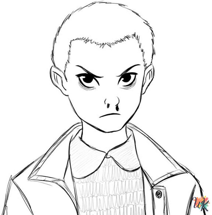 imprimer coloriage Stranger Things