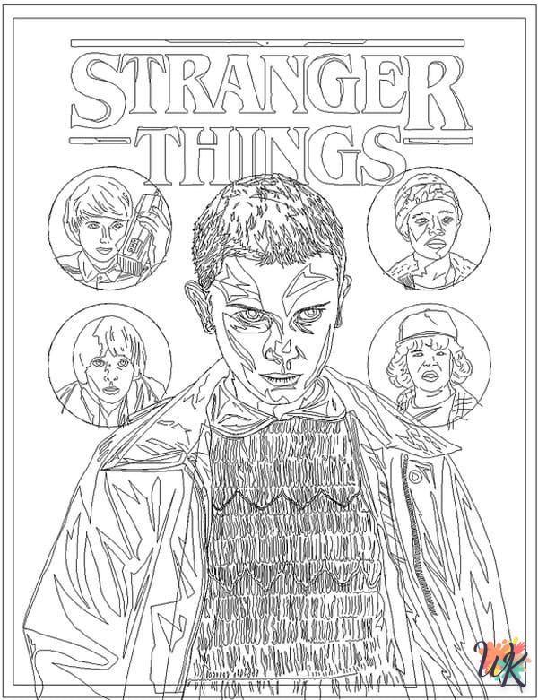 coloriage Stranger Things  en ligne gratuit