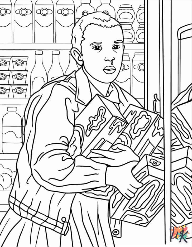 à imprimer coloriage Stranger Things 1