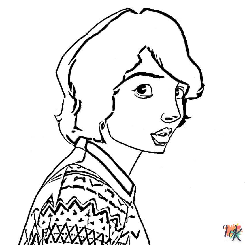 coloriage Stranger Things  à colorier en ligne